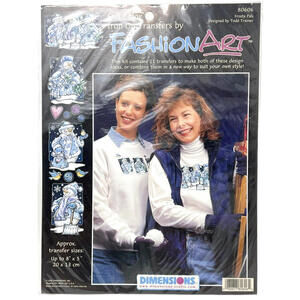 FashionArt Iron-On Transfers FROSTY PALS Dimensions 11 Transfers Todd Trainer